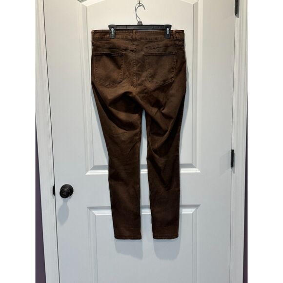 NYDJ Not Your Daughter's Jeans Alina Saddle Brown Legging Jeans Size 12 - Picture 3 of 7